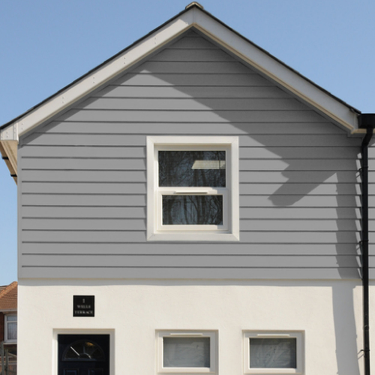 Escade Dubbel Rabat Telegrijs RAL7045 600cm - 2 stuks - 4m2